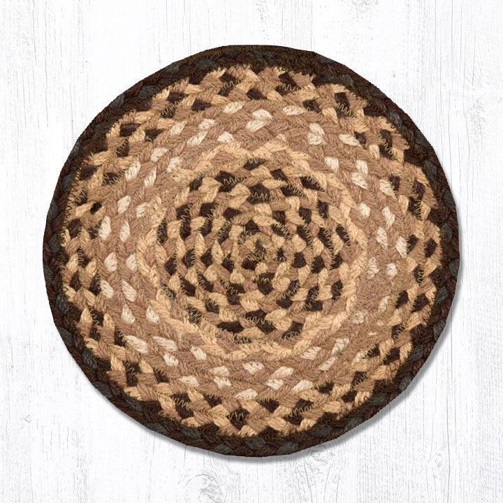 MS-017 Chocolate/Natural Miniature Trivet