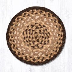 MS-017 Chocolate/Natural Miniature Trivet