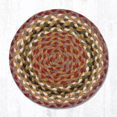 MS-024 Olive/Burgundy/Gray Miniature Trivet