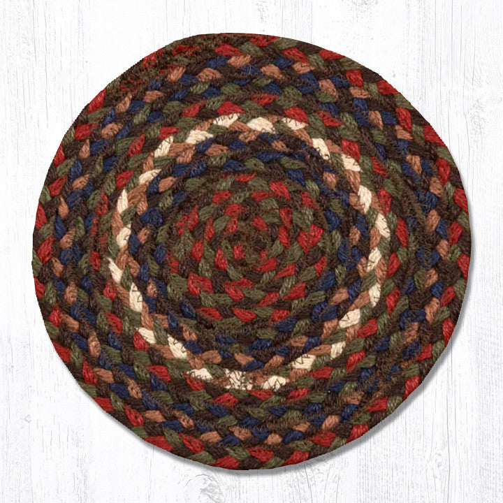 MS-040 Burgundy/Gray Miniature Trivet