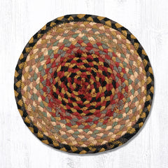 MS-057 Burgundy/Gray/Cream Miniature Trivet