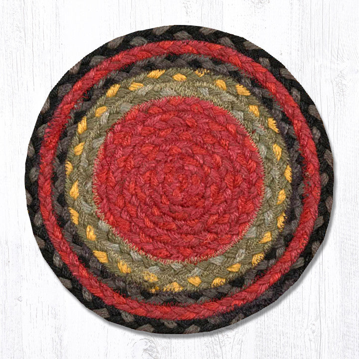 MS-238 Burgundy/Olive/Charcoal Miniature Trivet