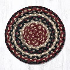 MS-344 Burgundy/Black/Tan Miniature Trivet