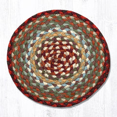 MS-417 Thistle Green/Country Red Miniature Trivet