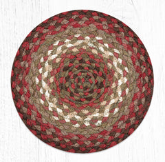 MS-785 Taupe/Rose/Burgundy Miniature Trivet