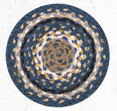 MS-790 Deep Blue/Golden Rod/Cream Miniature Trivet