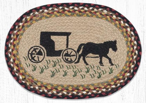 PM-OP-319 Amish Buggy Placemat 13