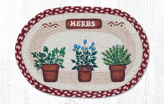 PM-OP-524 Herbs Placemat 13"x19"