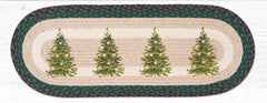 TR-508 Christmas Tree Oval Table Runner