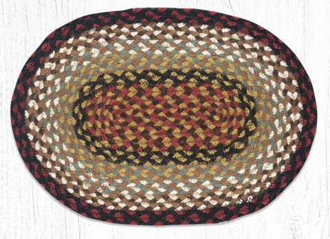 PM-019 Burgundy/Mustard Jute Placemat