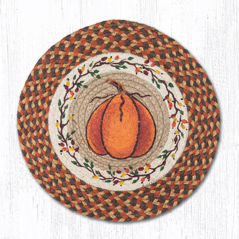 PM-RP-222 Harvest Pumpkin Round Placemat