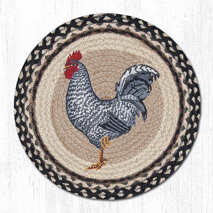 PM-RP-430 Rooster Round Placemat