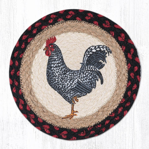 MSPR-602 Black & White Rooster Trivet