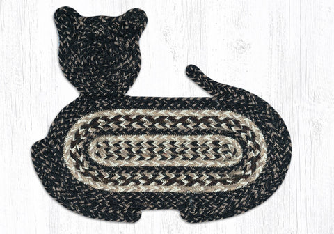 CT-9-93 Black/Tan Cat Rug