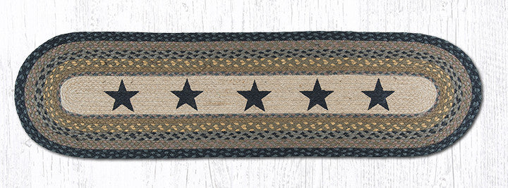 TR-099 Black Stars Table Runner