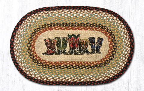 OP-019 Boots Oval Rug