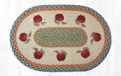 OP-042 Apples Oval Rug