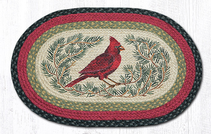 OP-238 Cardinal Oval Rug | The Braided Rug Place