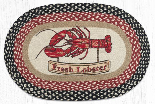 OP-430 Fresh Lobster Oval Rug