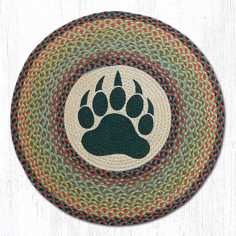 RP-081 Bear Paw Round Rug