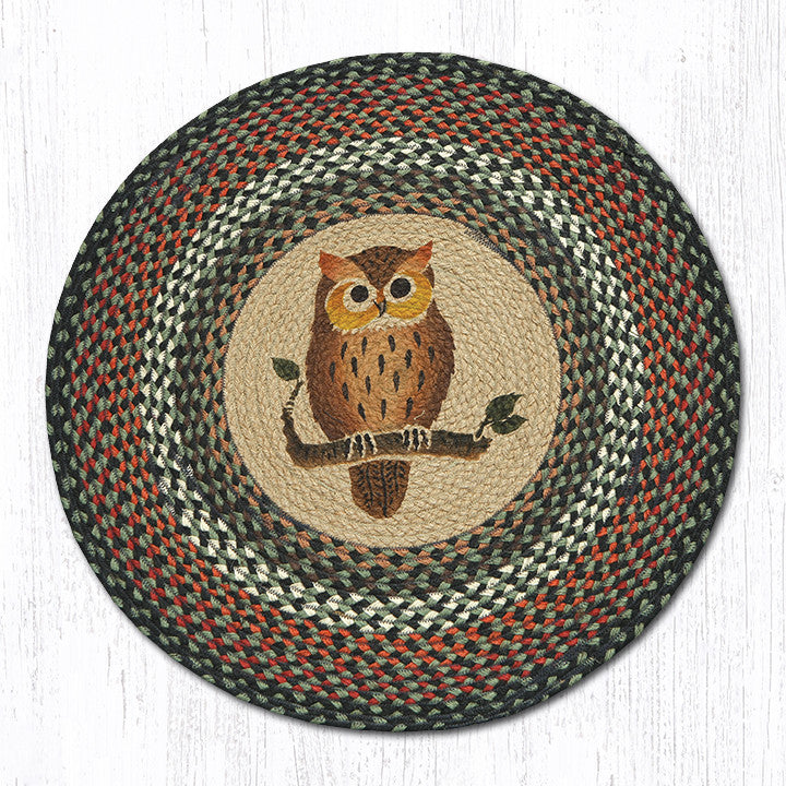 RP-220 Owl Round Rug