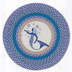 RP-527 Blue Mermaid Round Rug