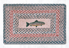 PP-009 Fish Oblong Print Rug
