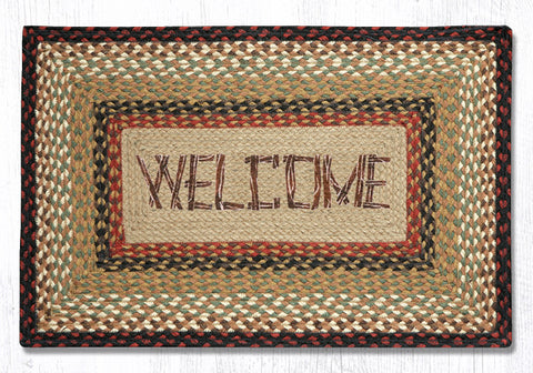 PP-019 Welcome Oblong Print Rug