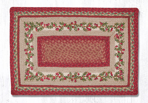 PP-390 Cranberries Oblong Print Rug