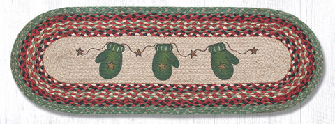 TR-252 Mittens Oval Table Runner
