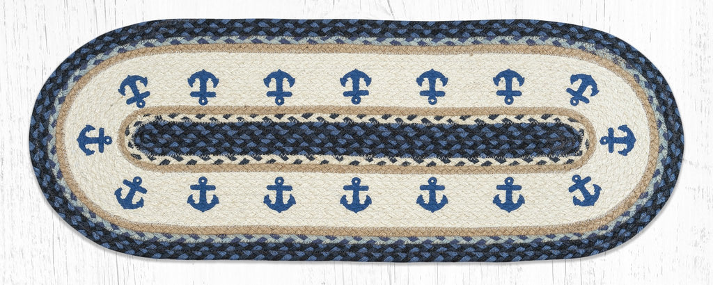 TR-443 Anchor Oval Table Runner