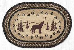 OP-313 Coyote Patch Oval Rug