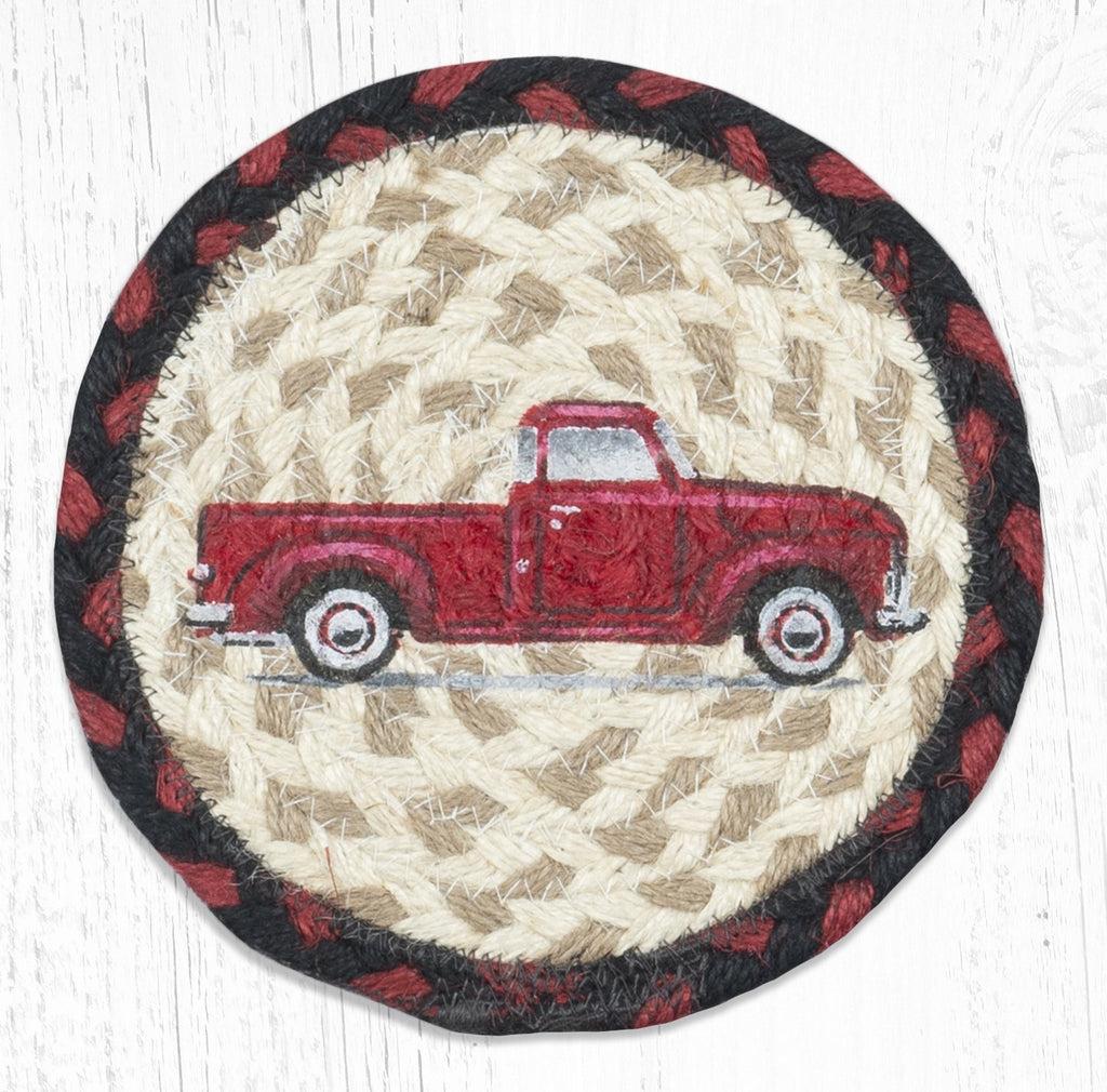 LC-019 Vintage Red Truck 7" Trivet