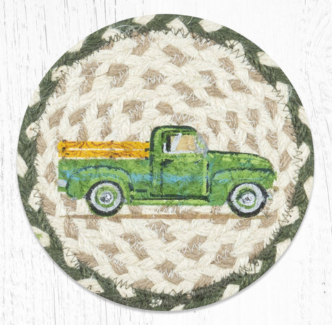 LC-338 Vintage Green Truck 7