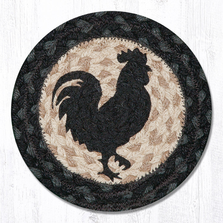 MSPR-459 Rooster Silhouette Trivet | The Braided Rug Place