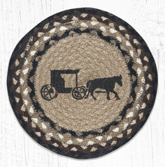 MSPR-313 Amish Buggy 10" Trivet