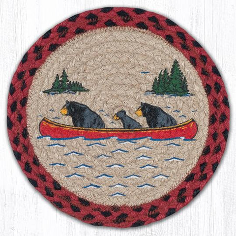 MSPR-396 Bears in Canoe Trivet