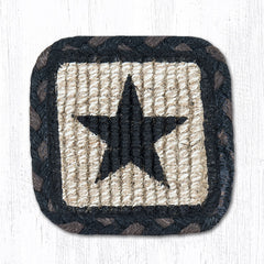 WW-313 Black Star Wicker Weave Table Accents