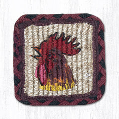 WW-391 Morning Rooster Wicker Weave Table Accents