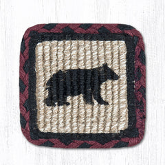WW-395 Cabin Bear Wicker Weave Table Accents