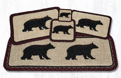 WW-395 Cabin Bear Wicker Weave Table Accents