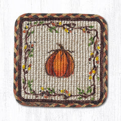 WW-222 Harvest Pumpkin Wicker Weave Table Accents