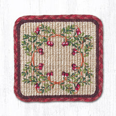 WW-390 Cranberries Wicker Weave Table Accents