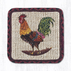 WW-391 Morning Rooster Wicker Weave Table Accents