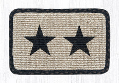 WW-313 Black Star Wicker Weave Table Accents
