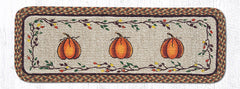 WW-222 Harvest Pumpkin Wicker Weave Table Accents