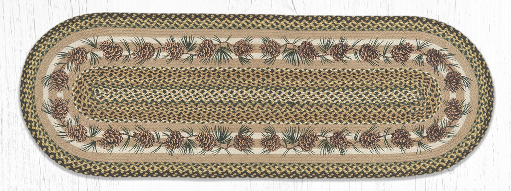 OP-051 Needles & Cones Oval Rug