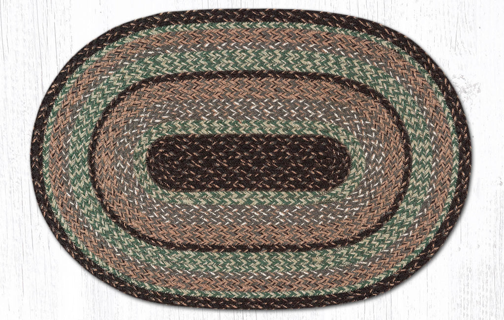 C-9-110 Moss Bark Braided Rug
