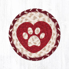 MSPR-9-117 Heart Paw Trivet