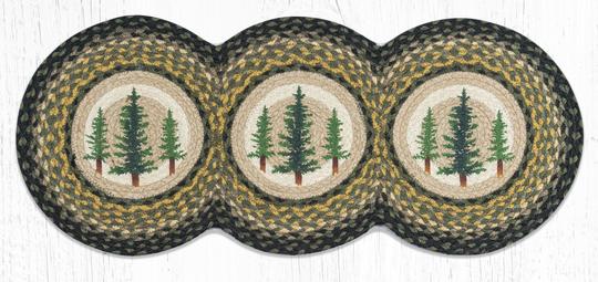 TCP-116 Tall Timbers Tri Circle Table Runner